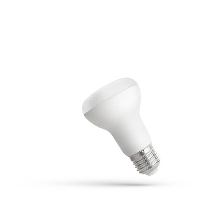 Se 8W LED pære - R63 E27 230V - Dæmpbar : Ikke dæmpbar, Kulør : Varm hos MrPerfect.dk