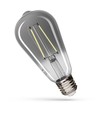 E27 2,5W ST65 LED pære - Modernshine dekorationspære, ravfarvet glas