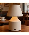 Opladelig LED bordlampe - Creme, touch dæmpbar, 3i1, IP20 indendørs