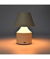 Opladelig LED bordlampe - Creme, touch dæmpbar, 3i1, IP20 indendørs