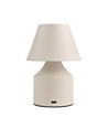 Opladelig LED bordlampe - Creme, touch dæmpbar, 3i1, IP20 indendørs