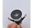Sauna downlight sort - 24V DC, RA93, 1,1W, 3m ledning, Hul: Ø3 cm, Mål: Ø3,5 cm