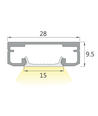 60cm LED touch skabsbelysning - 12V DC, 5W