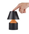 Opladelig LED bordlampe - Sort, touch dæmpbar, 3i1, IP20 indendørs