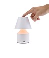 Opladelig LED bordlampe - Hvid, touch dæmpbar, 3i1, IP20 indendørs