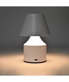 Opladelig LED bordlampe - Hvid, touch dæmpbar, 3i1, IP20 indendørs