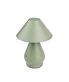 Opladelig LED bordlampe - Grøn, Ø16cm, 21,5cm høj, touch dæmpbar, 3i1, IP20 indendørs