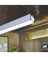 2m aluprofil LINEA20 EE7F/TY - Anodiseret, påbygning, LED skinne