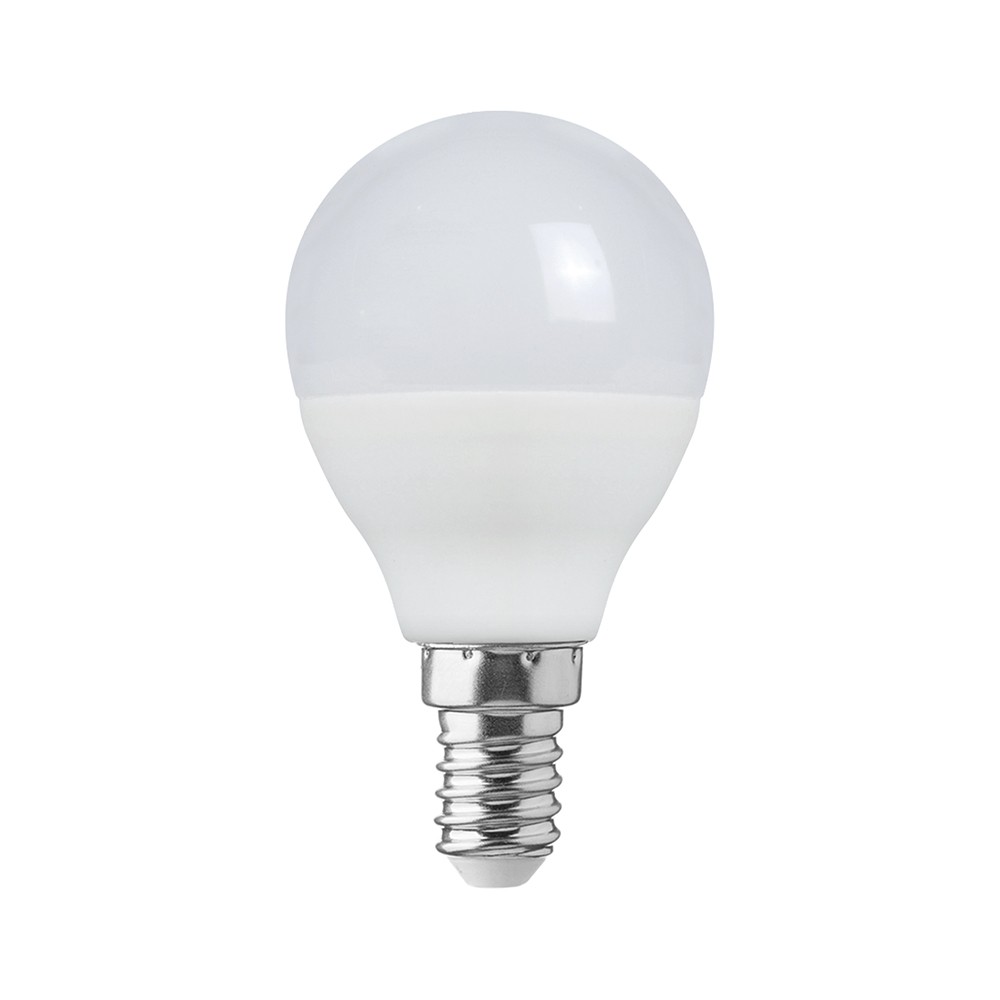 E14 6,5W LED kronepære - P45, 6500K, kold hvid, plast - Kulør : Kold E14 6,5W LED kronepære - P45, 6500K, kold hvid, plast - Kulør : Kold