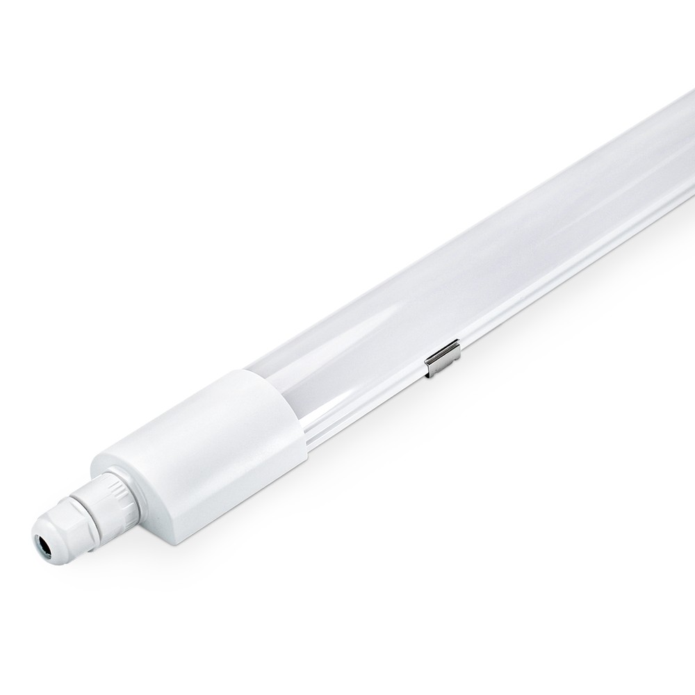 120cm HICRI PRO armatur 36W - Gennemfortrådet, RA93, 120lm/W, IP65 - Dæmpbar : Ikke dæmpbar, Kulør : Kold 120cm HICRI PRO armatur 36W - Gennemfortrådet, RA93, 120lm/W, IP65 - Dæmpbar : Ikke dæmpbar, Kulør : Kold