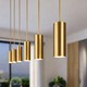 Lampefatning E14 & roset, Designer - Guld look, 2m ledning eksl. lyskilde.