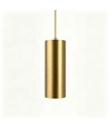 Lampefatning E14 & roset, Designer - Guld look, 2m ledning eksl. lyskilde.