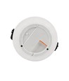 Opladelig RGB LED bordlampe Ø13cm - Hvid, inkl. fjernbetjening, IP54 udendørs