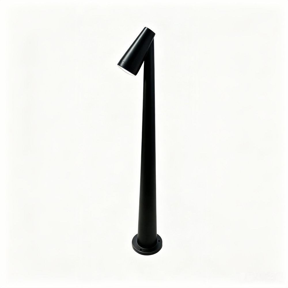 Sort havelampe - 8W, 80 cm, IP65 udendørs, inkl. lyskilde - Kulør : Varm