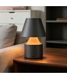 Opladelig LED bordlampe - Grå, touch dæmpbar, 3i1, IP20 indendørs