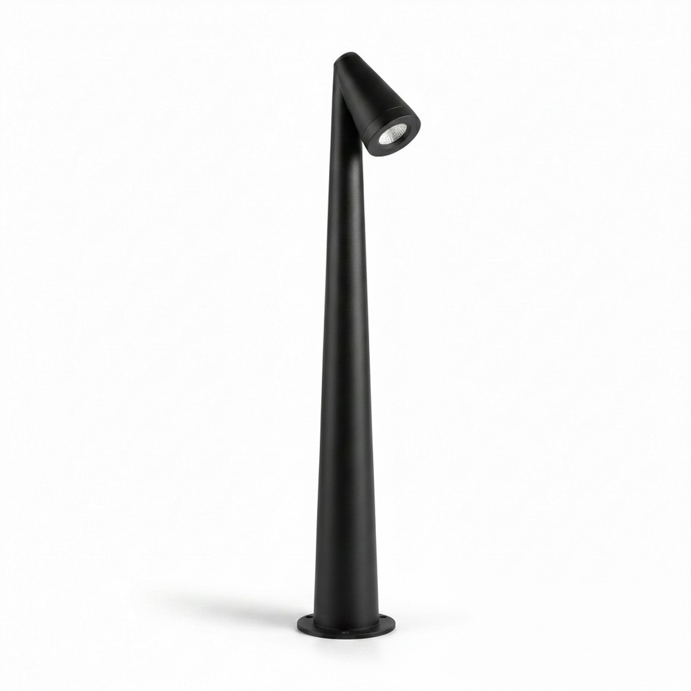 Sort havelampe - 8W, 80 cm, IP65 udendørs, inkl. lyskilde - Kulør : Varm