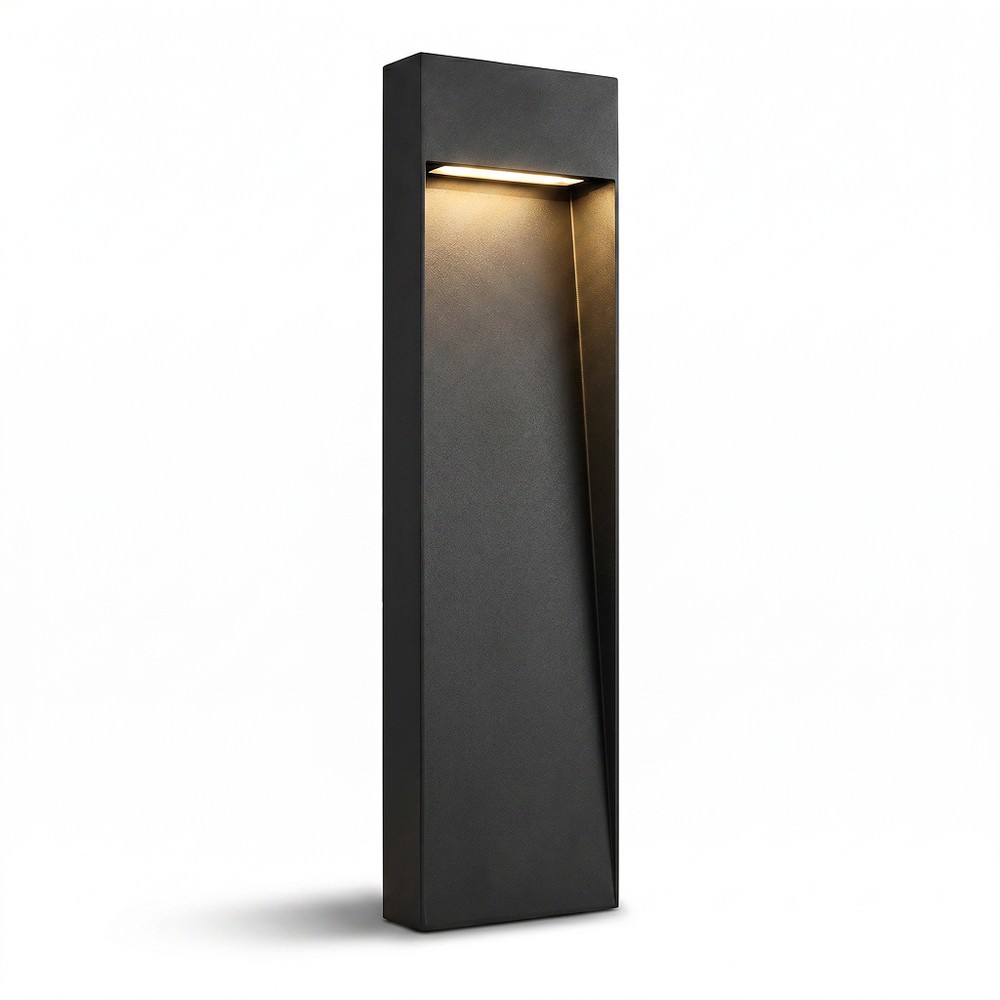 Sort havelampe - 11W, 80 cm, IP65 udendørs, inkl. lyskilde - Kulør : Varm