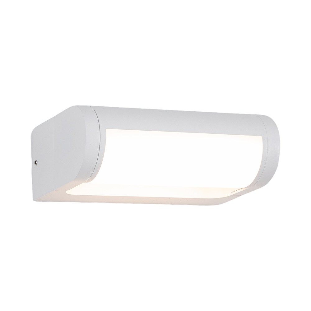 V-Tac 10W LED væglampe - Hvid, IP65, Cree chip, 3000K, 6 års garanti - Kulør : Varm