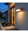 V-Tac 10W LED væglampe - IP65, Corten hus, Cree chip, 3000K, 6 års garanti
