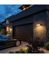 V-Tac 10W LED væglampe - IP65, Corten hus, Cree chip, 3000K, 6 års garanti