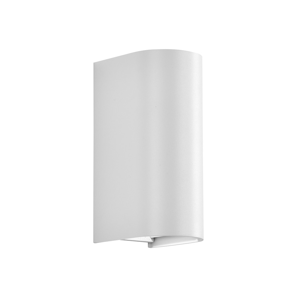 10W LED væglampe - 3-i-1 CCT, hvidt hus, IP65, op/ned lys - Kulør : 3-i-1