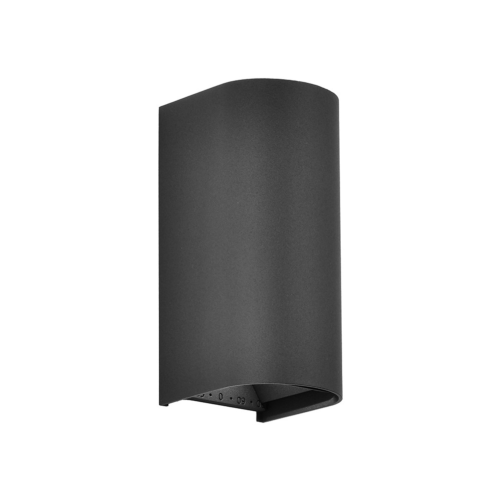 10W LED væglampe - 3-i-1 CCT, IP65, sort, op/ned lys - Kulør : 3-i-1