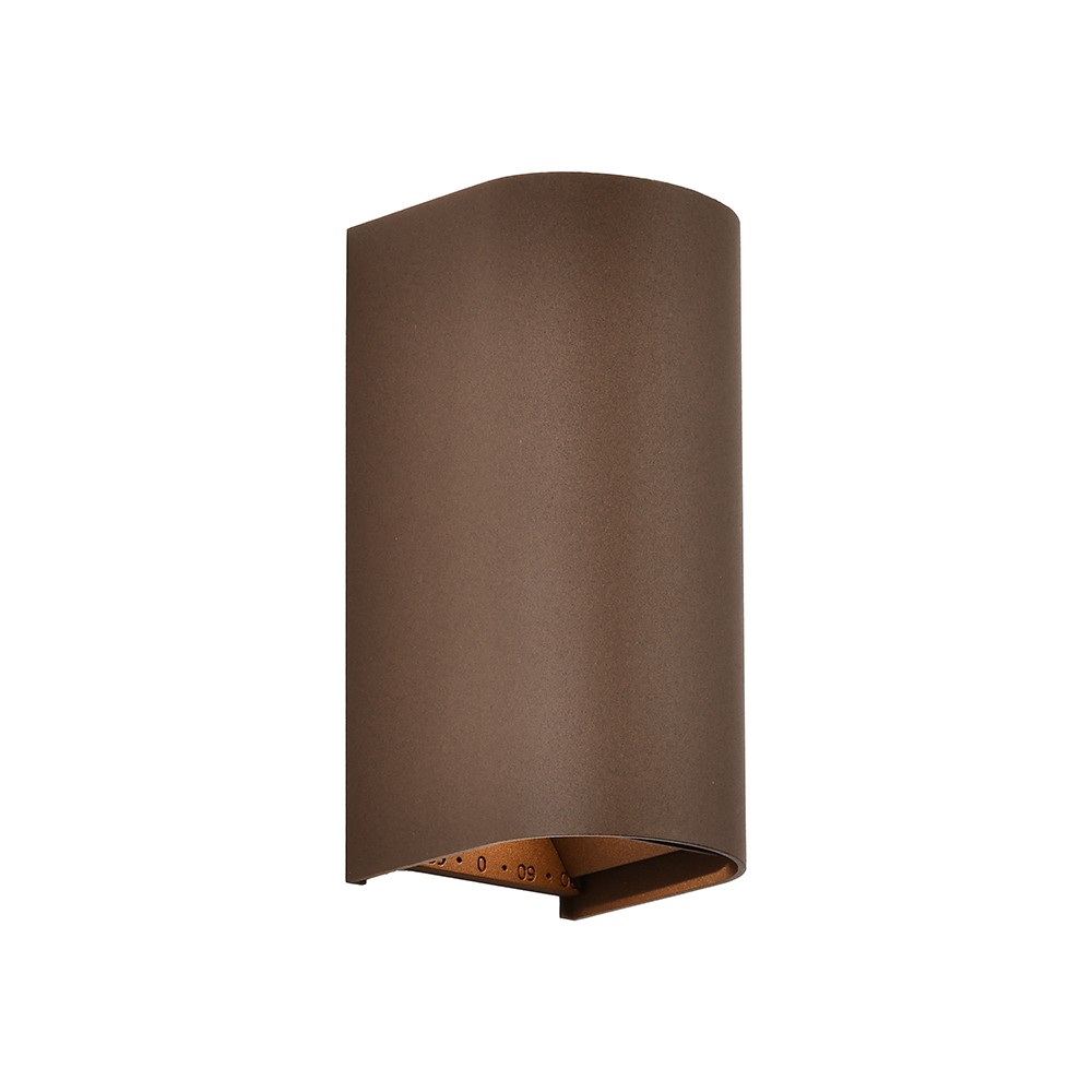 10W LED væglampe 3-i-1 - Corten hus, IP65, op/ned lys, inkl. lyskilde - Kulør : 3-i-1 10W LED væglampe 3-i-1 - Corten hus, IP65, op/ned lys, inkl. lyskilde - Kulør : 3-i-1