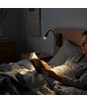 3W LED sengelampe med USB opladning - USB-A og USB-C, CREE chip, sort, inkl. lyskilde