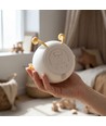 MOCHI Pære Natlampe til Børn - Silikone, Farveskift + varm hvid