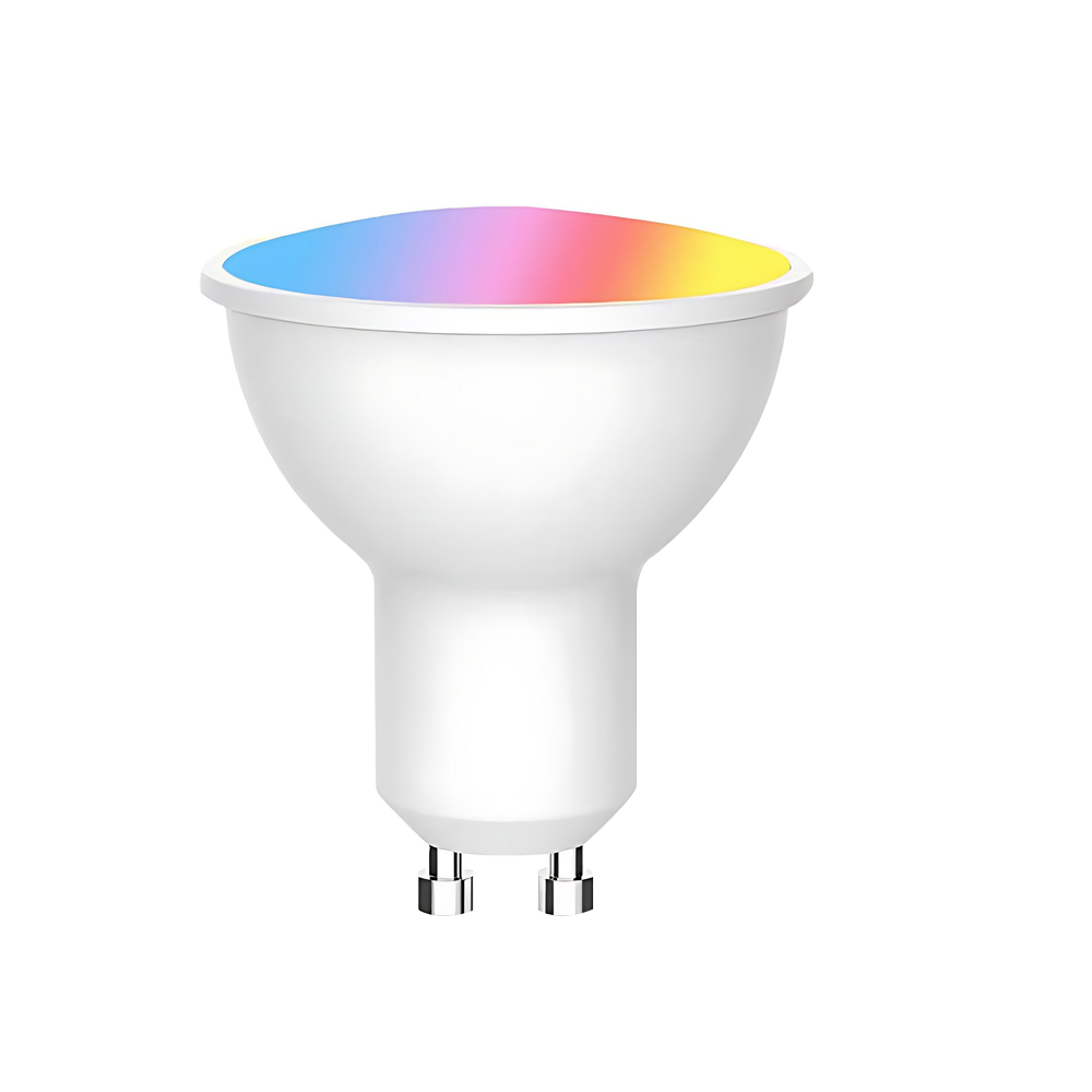 GU10 5W Smart Home LED pære - Zigbee, virker med Google Home, Alexa og smartphones - Dæmpbar : Via Zigbee, Kulør : RGB + CCT (Varm til Kold Hvid)