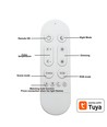 6 stk. RGB+CCT Smart Home downlight - 5W LED, Bluetooth, fjernbetjening, virker med Google Home, Alexa og smartphones