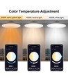 4 stk. 5W Smart Home LED downlight - Bluetooth, virker med Google Home, Alexa og smartphones
