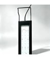 75-93 cm akvarie armatur - 22W LED, hvid/blå/rød/grøn/lilla, justerbar længde, IP66
