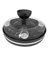 Loftslampe m. skjult ventilator - RA90, CCT, 60W, sort