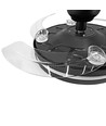 Loftslampe m. skjult ventilator - RA90, CCT, 60W, sort