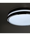 Loftslampe m. skjult ventilator - RA90, CCT, 60W, sort