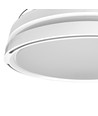 Loftslampe m. skjult ventilator - RA90, CCT, 60W, hvid
