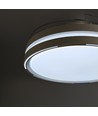 Loftslampe m. skjult ventilator - RA90, CCT, 60W, hvid