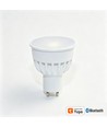 4x GU10 5W Smart Home LED pære - Bluetooth, 6,6 cm høj, virker med Google Home, Alexa og smartphones