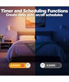 4x GU10 5W Smart Home LED pære - Bluetooth, virker med Google Home, Alexa og smartphones