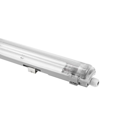 Billede af Limea T8 LED armatur - Til 1x150cm LED rør, IP65 vandtæt, gennemfortrådet, uden rør