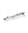 60cm Limea T8 LED armatur, gennemfortrådet - Til 1x 60cm LED rør, IP65 vandæt