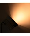 10W Ø8,5cm indbygningsspot Dæmpbar RA99 - IP54, Hul: Ø7,5 cm, Mål: Ø8,5 cm, Hvid kant