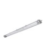 150cm Limea T8 LED armatur, gennemfortrådet - Til 2x 150cm LED rør, IP65 vandtæt
