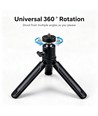11-17cm Tripod stativ til lys, fotografi justerbar top