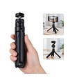 11-17cm Tripod stativ til lys, fotografi justerbar top