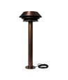 Antik messingfarvet havelampe - E14, 60 cm, IP54 udendørs, uden lyskilde