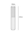 FYRON Bollard havelampe, Grå - E27, 61 cm, IP54 udendørs, pullert