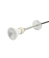 3-faset GU10 Madara Mini II pendellampe - Sort, Til skinne
