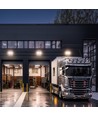 200W LED projektør - IP66, IK08, sort, neutral hvid